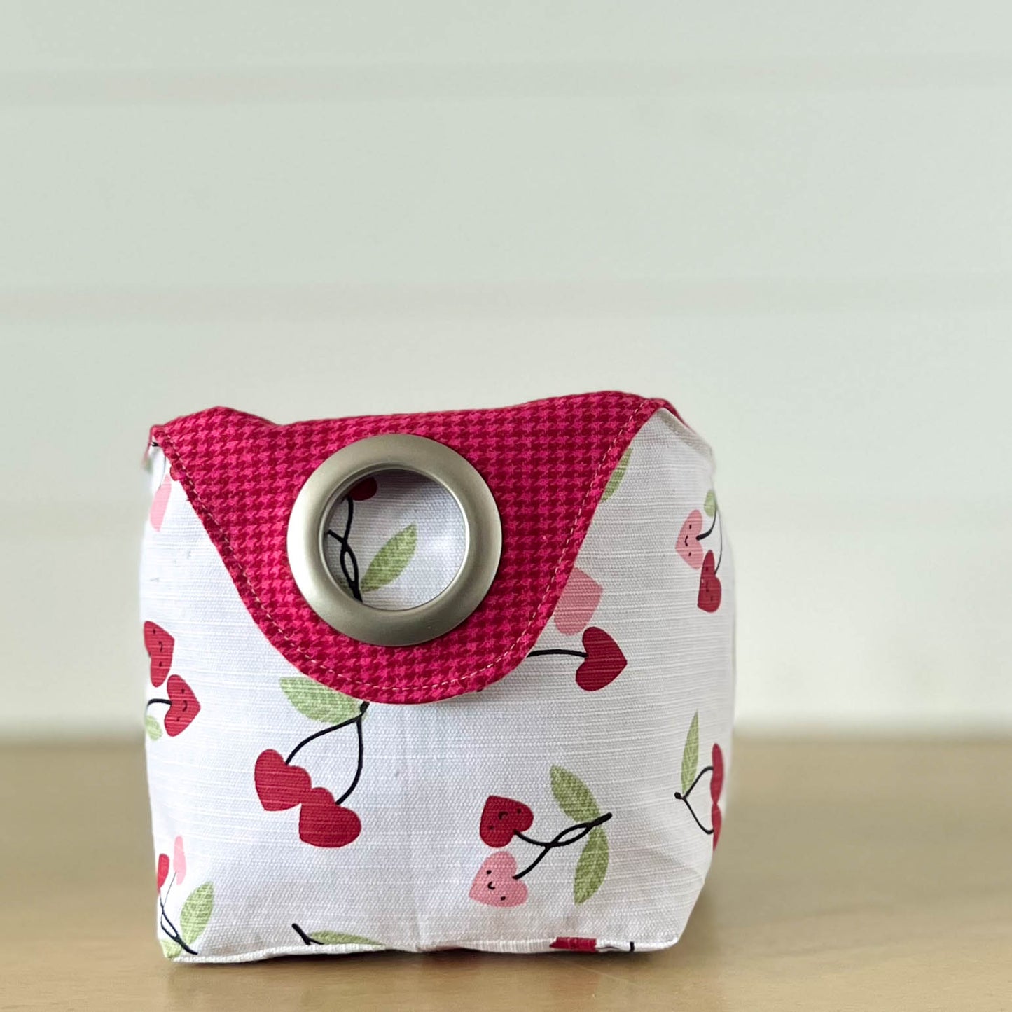 Cherry Hearts — Dumpling Project Bags