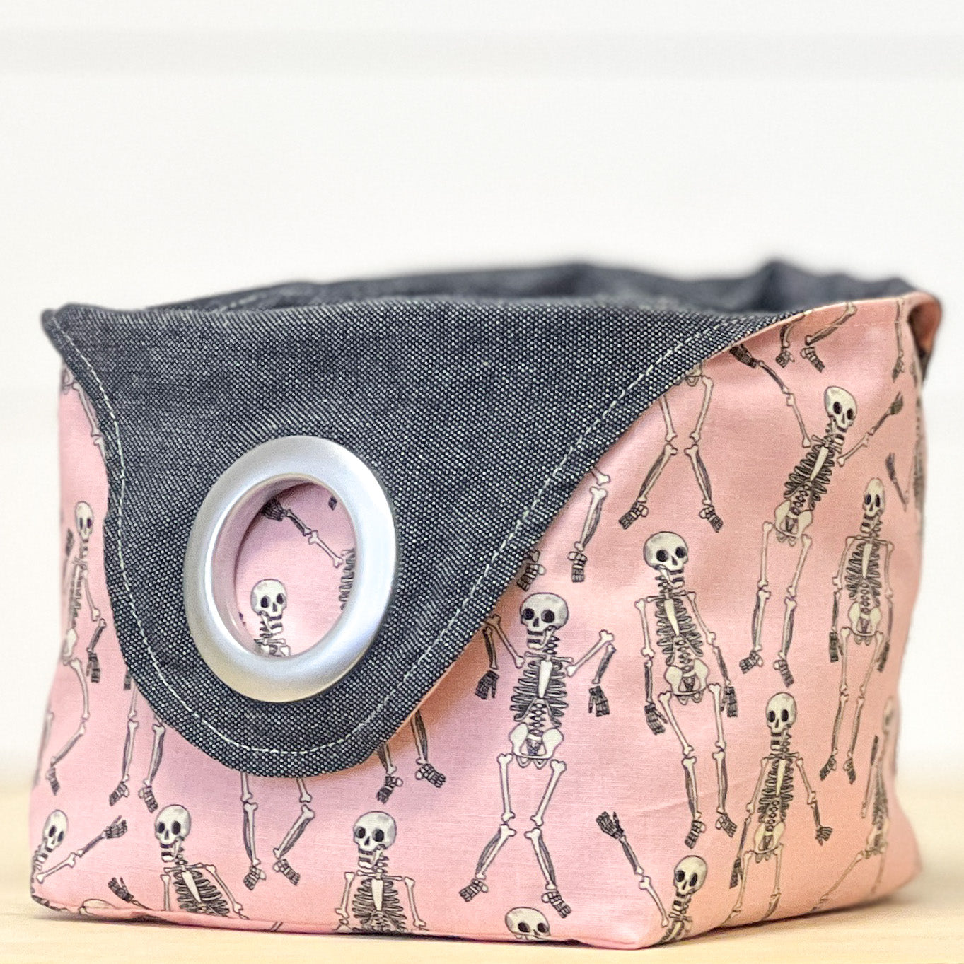 Dumpling Bags — Pink Skeleton Party