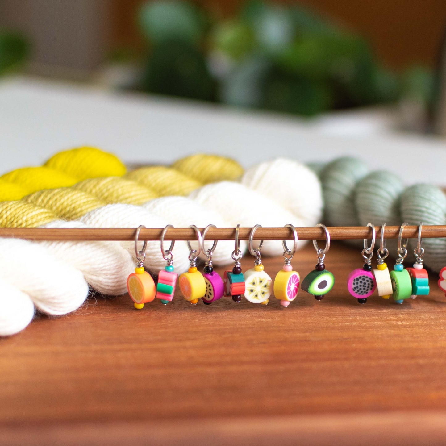 Fruit Salad Stitch Markers
