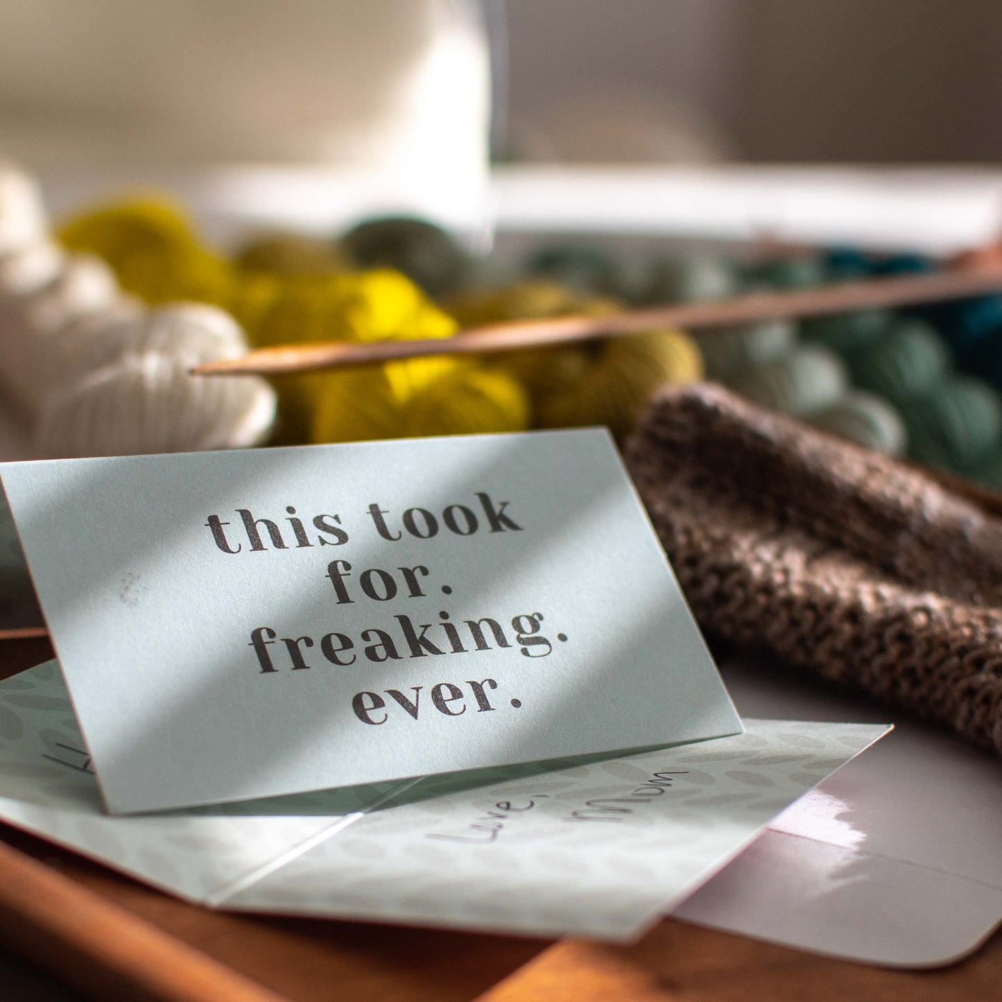 This Took FOR. Freaking. Ever. — Mini Greeting Care Cards