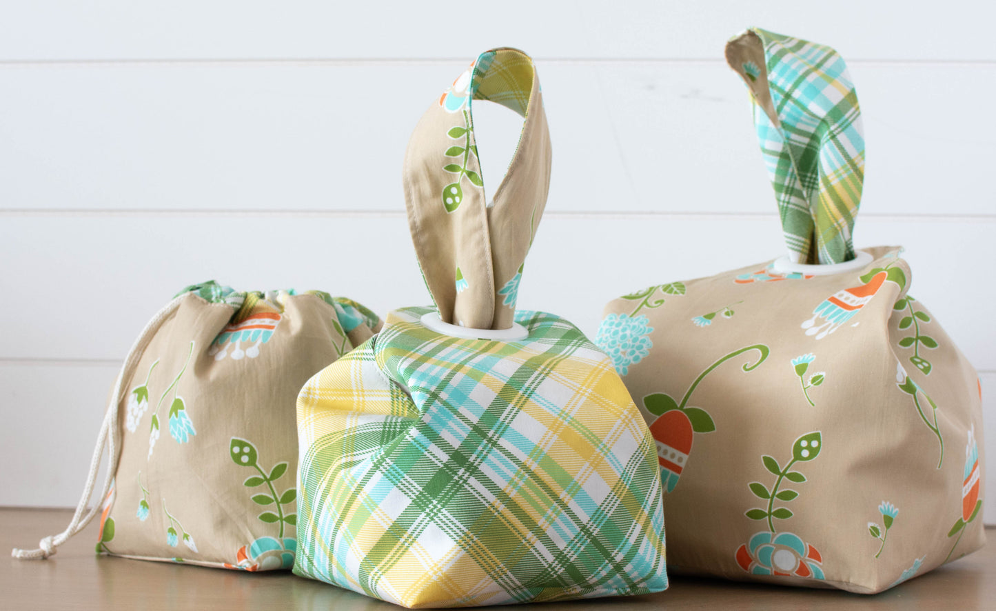 Springtime Plaid — Dumpling Bags