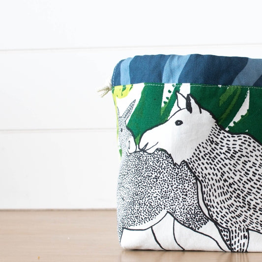 Moose? Meese? — Drawstring Project Bags