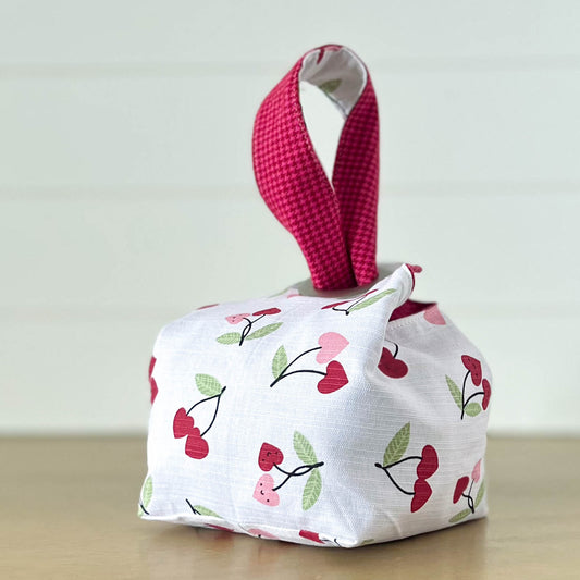Cherry Hearts — Dumpling Project Bags