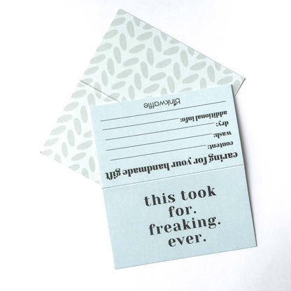 This Took FOR. Freaking. Ever.  — Mini Greeting Care Cards