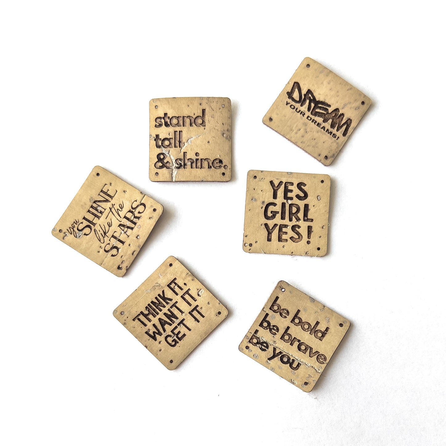 Cork Tags — Girl Power  