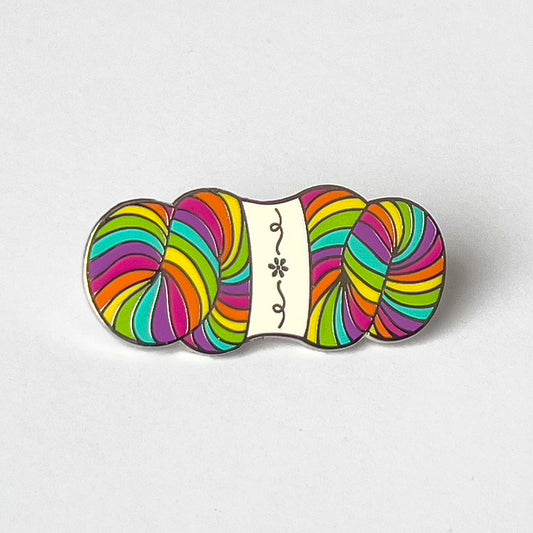 Skein Enamel Pins from The Gray Muse